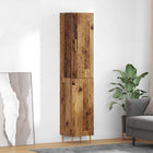 Tall cabinet 2 pcs Old Wood Carved wood