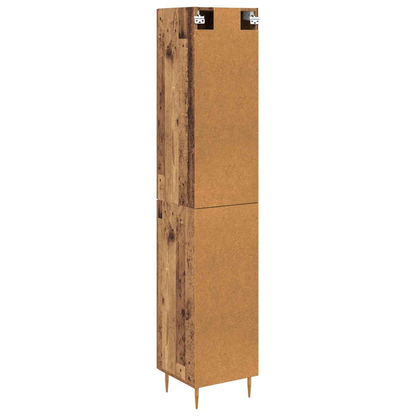 Hoge kast 2 pcs Oud Hout Bewerkt hout