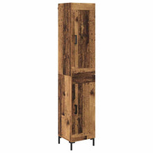 Highboard Oud Hout 34,5 x 34 x 180 cm Bewerkt hout