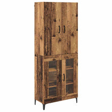 Highboard Oud Hout 69,5 x 34 x 180 cm Bewerkt hout