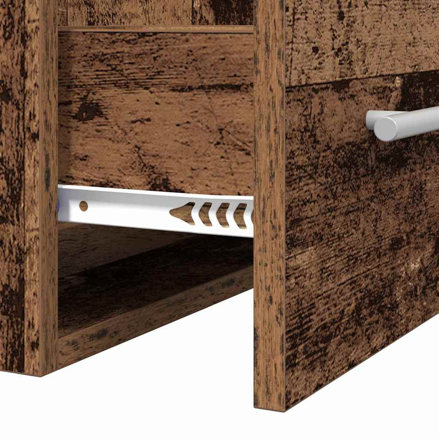 Badkamertenk te kast met lade met opslag Bruin 42 x 39 x 52 cm