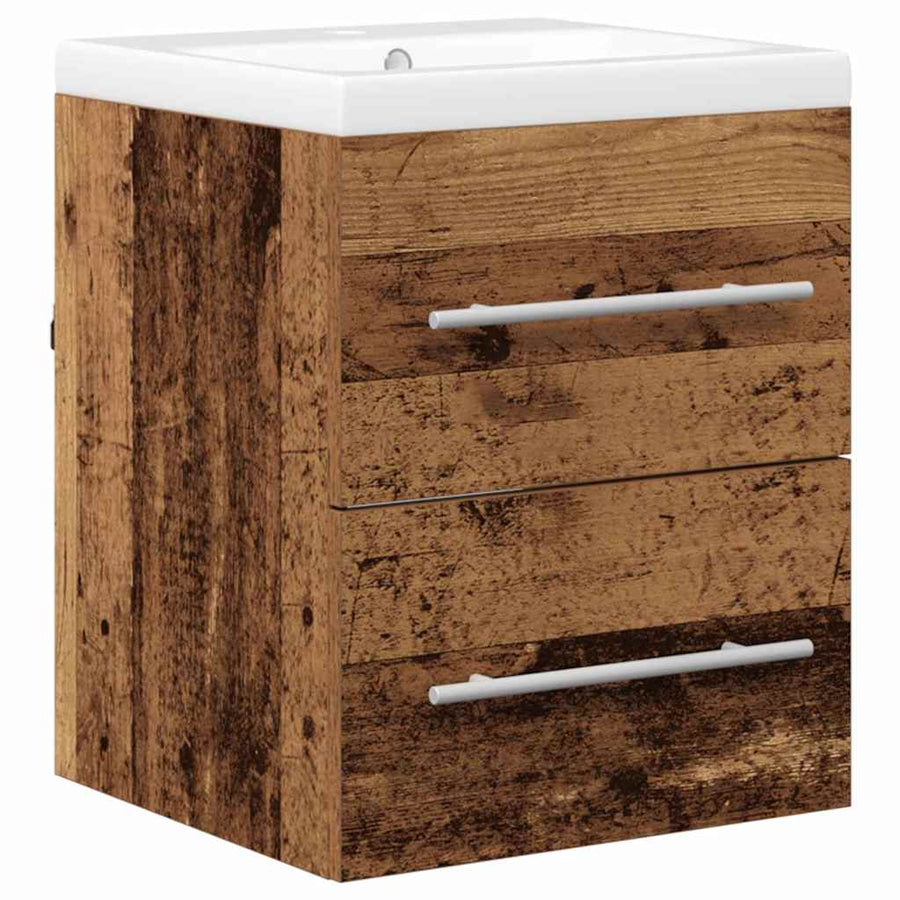 Badkamertenk te kast met lade met opslag Bruin 42 x 39 x 52 cm