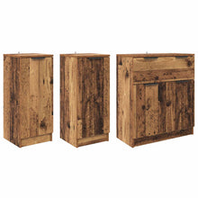 Dressoir met lade 3 pcs Oud Hout Bewerkt hout