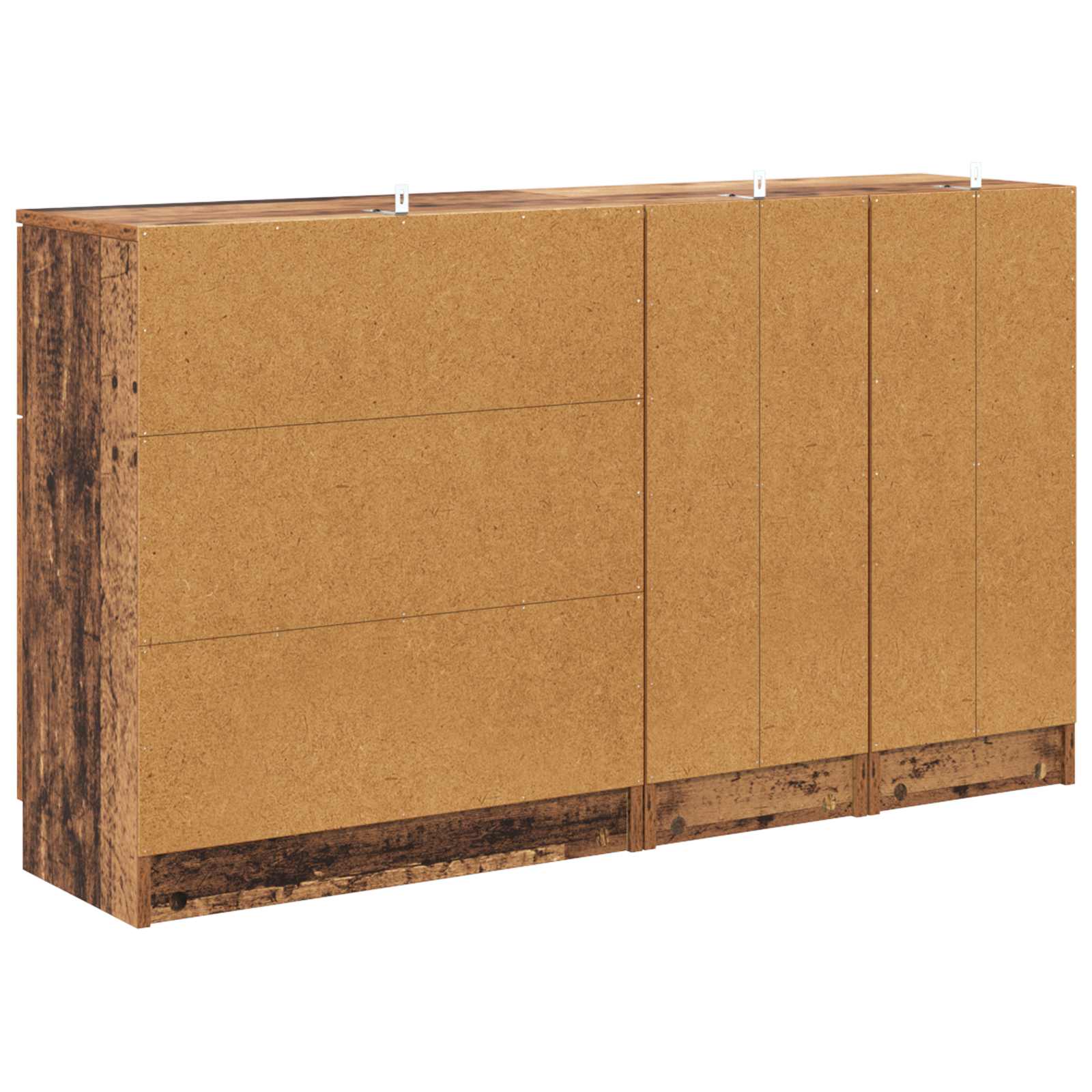 Dressoir met lade 3 pcs Oud Hout Bewerkt hout