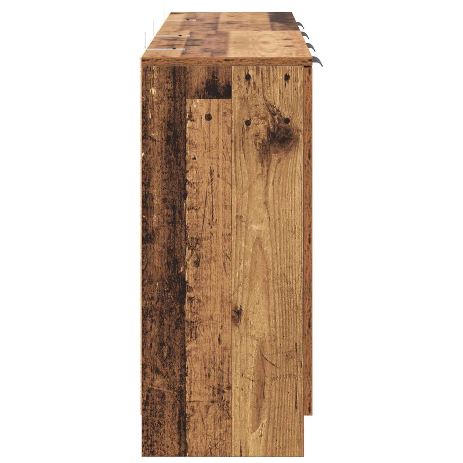 Dressoir met lade 3 pcs Oud Hout Bewerkt hout