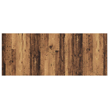 Hoofdbord Met Kast met lade 3 pcs Oud Hout Bewerkt hout