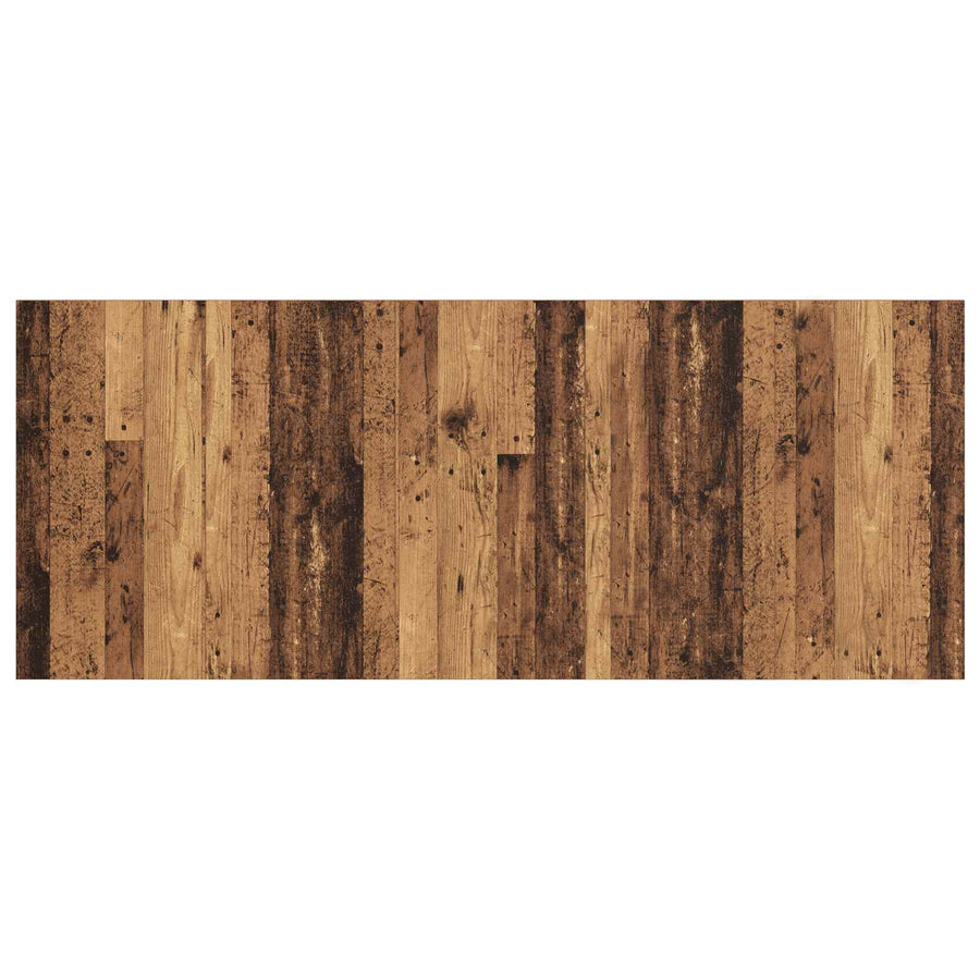 Hoofdbord Met Kast met lade 3 pcs Oud Hout Bewerkt hout