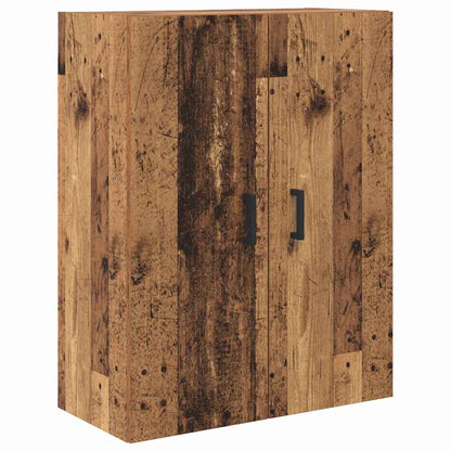 Highboard met lade Oud Hout 69,5 x 34 x 180 cm Bewerkt hout