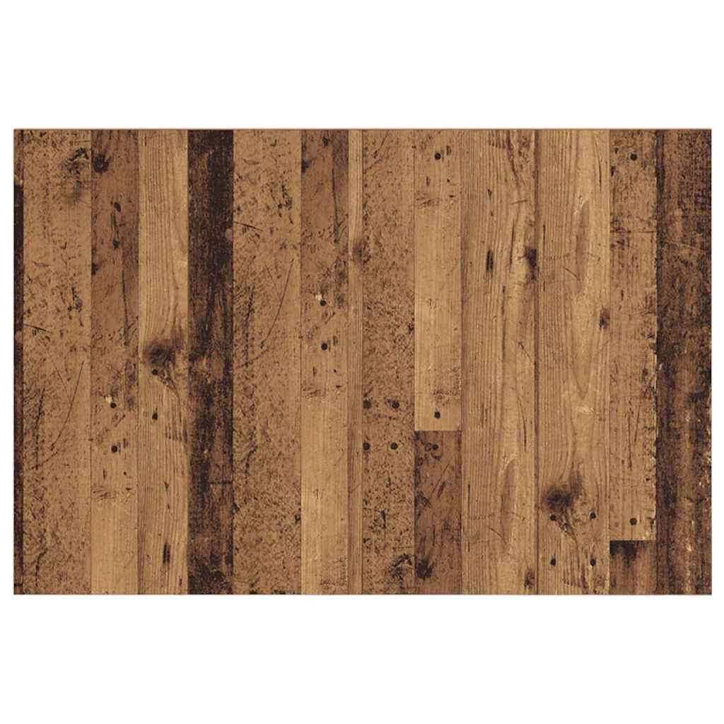 Hoofdbord Met Kast met lade 3 pcs Oud Hout Bewerkt hout