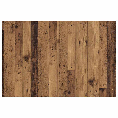 Hoofdbord Met Kast met lade 3 pcs Oud Hout Bewerkt hout