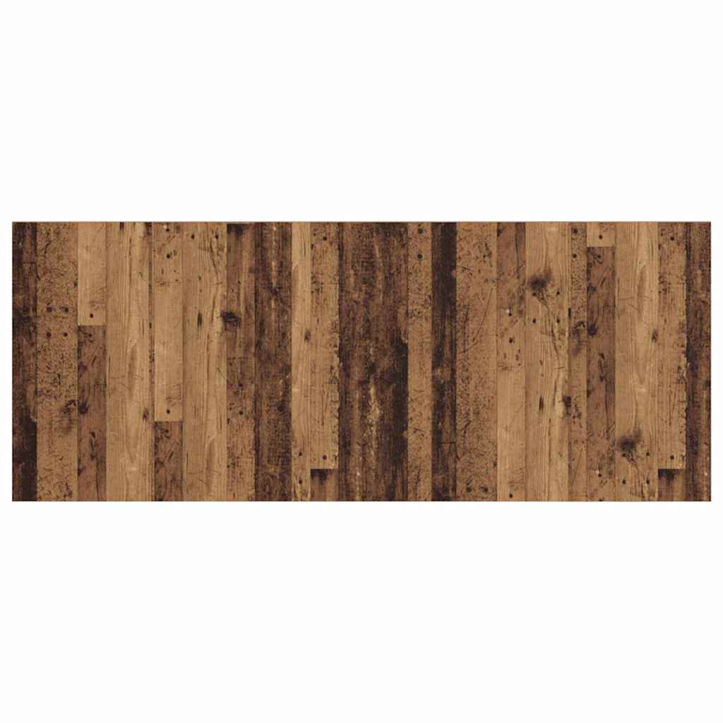 Hoofdbord Met Kast met lade 3 pcs Oud Hout Bewerkt hout