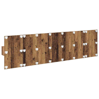 Hoofdbord Met Kast met lade 3 pcs Oud Hout Bewerkt hout