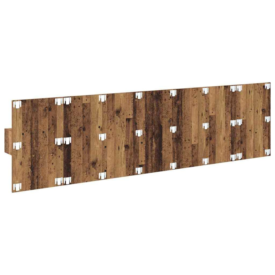 Hoofdbord Met Kast met lade 3 pcs Oud Hout Bewerkt hout