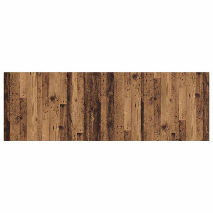 Hoofdbord Met Kast met lade 3 pcs Oud Hout Bewerkt hout