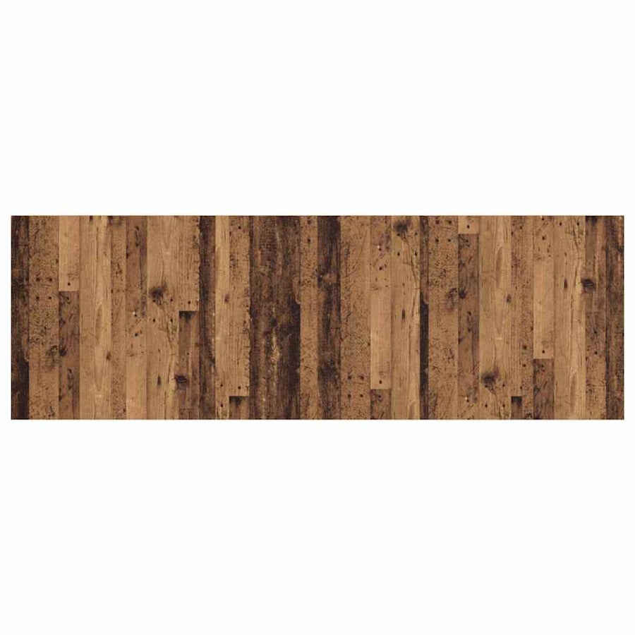 Hoofdbord Met Kast met lade 3 pcs Oud Hout Bewerkt hout