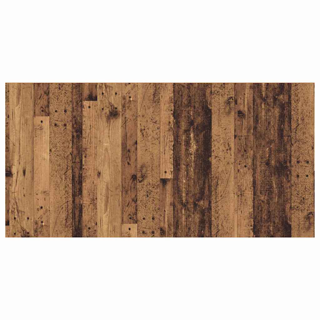 Hoofdbord Met Kast met lade 3 pcs Oud Hout Bewerkt hout