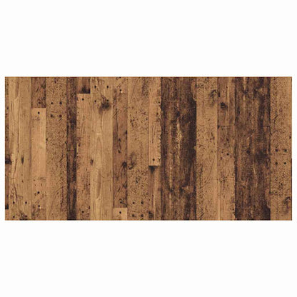 Hoofdbord Met Kast met lade 3 pcs Oud Hout Bewerkt hout