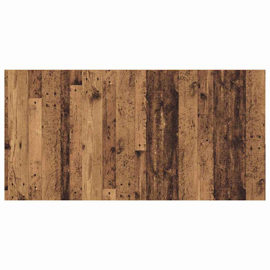 Hoofdbord Met Kast met lade 3 pcs Oud Hout Bewerkt hout