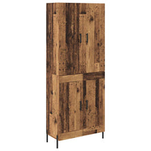 Highboard Oud Hout 69,5 x 34 x 180 cm Bewerkt hout