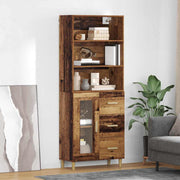 Dressoir 69,5x34x180 cm bewerkt hout oud hout