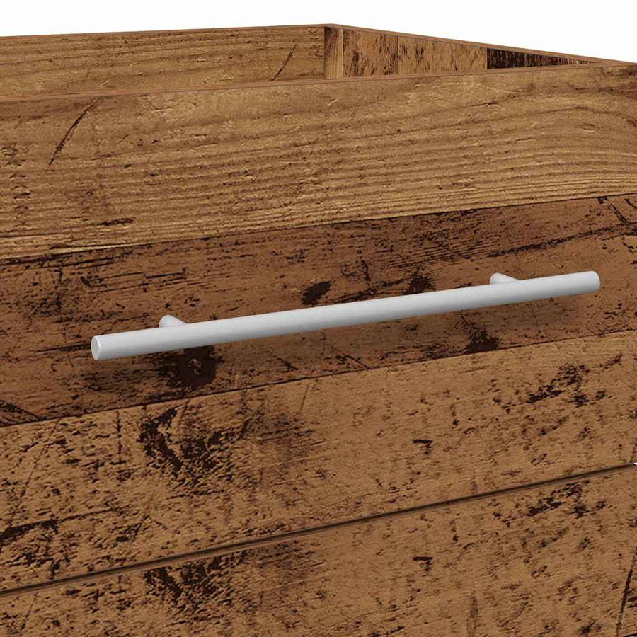 Badkamertenk te kast met lade Oud Hout 41 x 38,5 x 48 cm