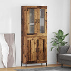 Highboard Reclaimed Wood 69.5 x 34 x 180 cm Engineered wood