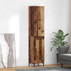 Hoge kast oud hout 69,5x34x180 cm