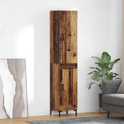 Hoge kast oud hout 69,5x34x180 cm