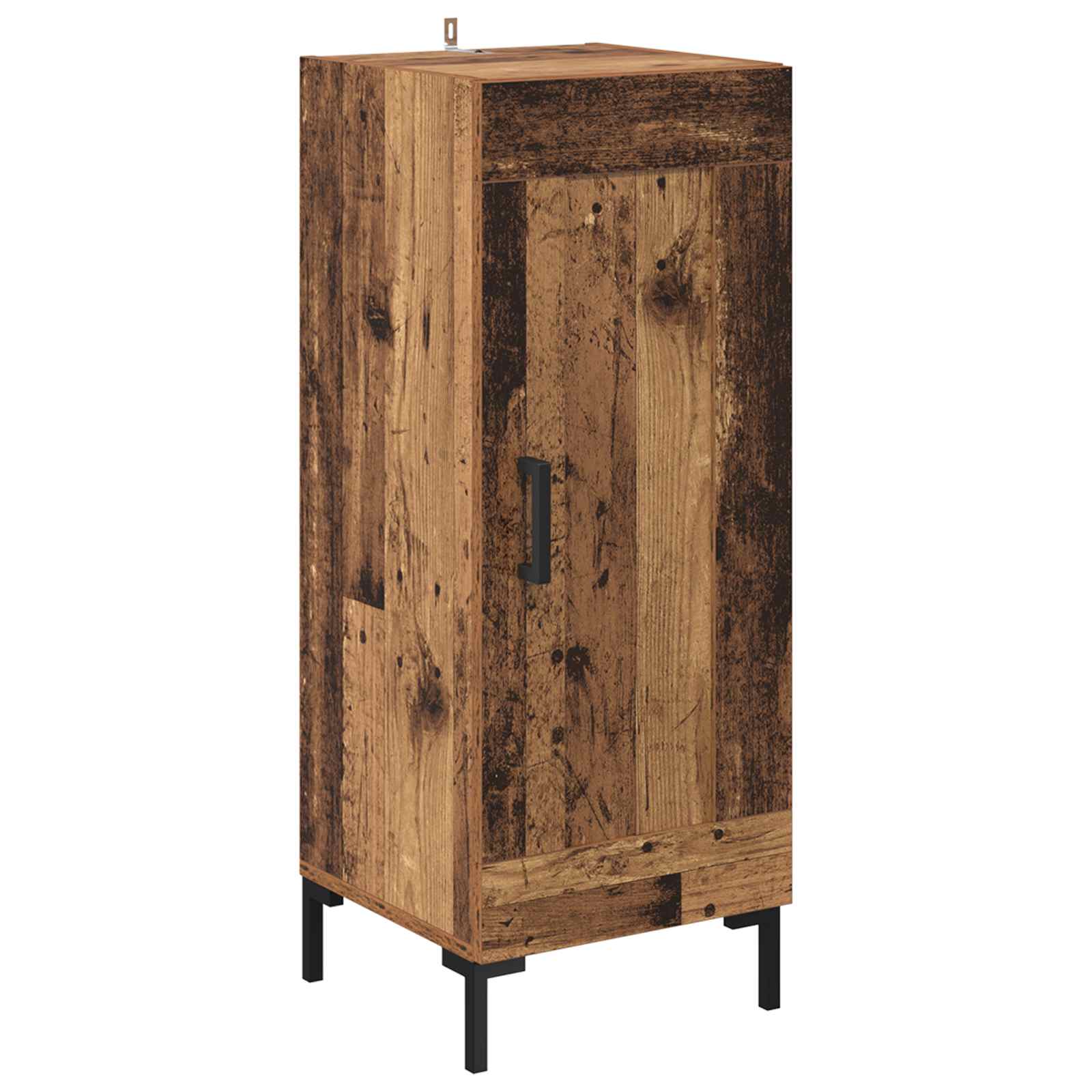 Hoge kast Oud Hout 69,5 x 34 x 180 cm Bewerkt hout