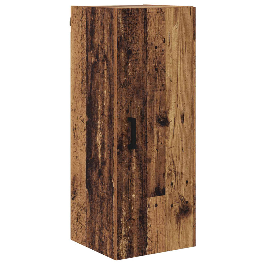Hoge kast Oud Hout 69,5 x 34 x 180 cm Bewerkt hout