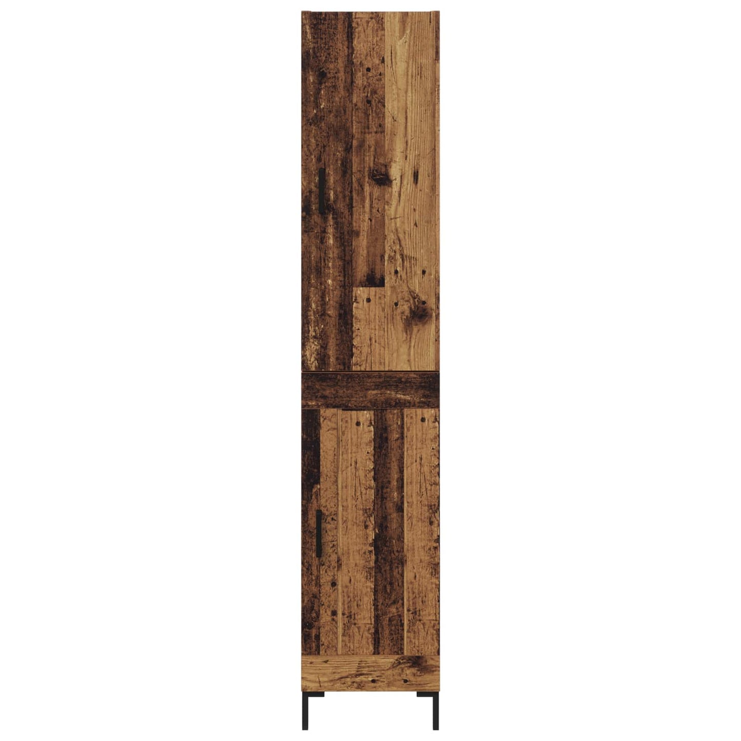 Hoge kast Oud Hout 69,5 x 34 x 180 cm Bewerkt hout