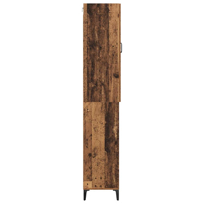 Highboard Oud Hout 69,5 x 34 x 180 cm Bewerkt hout