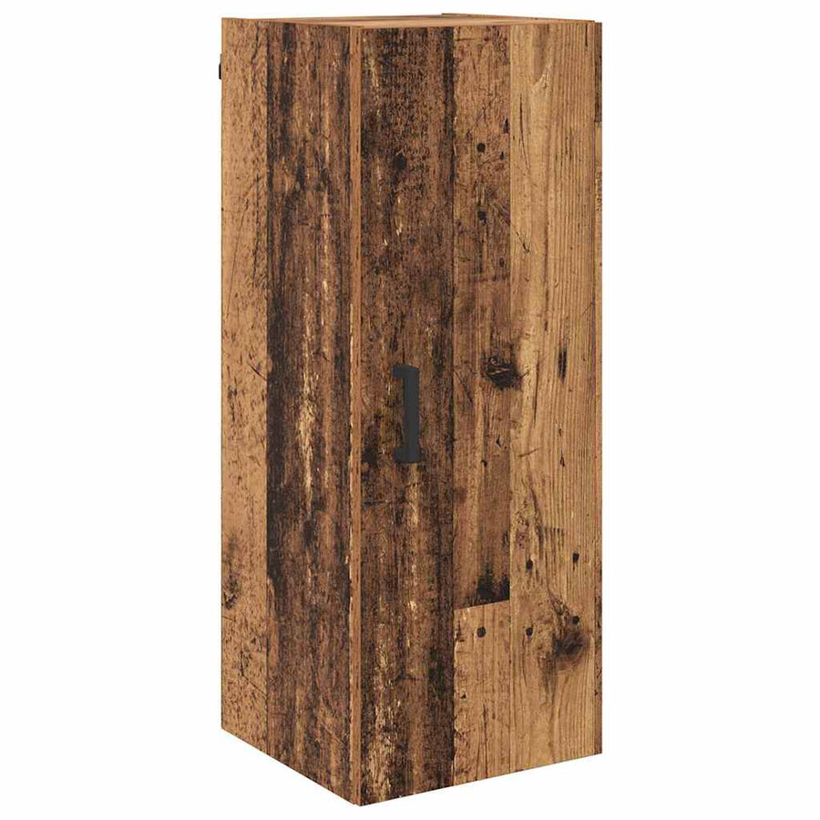 Hoge kast met lade Oud Hout 69,5 x 34 x 180 cm Bewerkt hout