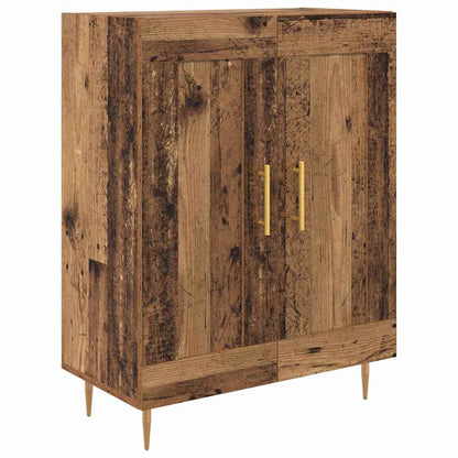 Highboard Oud Hout 69,5 x 34 x 180 cm Bewerkt hout