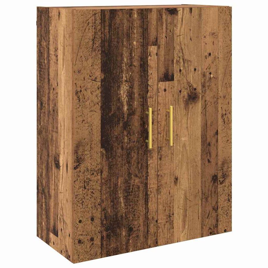 Highboard Oud Hout 69,5 x 34 x 180 cm Bewerkt hout