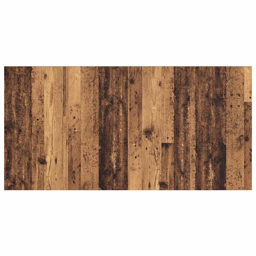 Hoofdbord Met Kast met lade 3 pcs Oud Hout Bewerkt hout