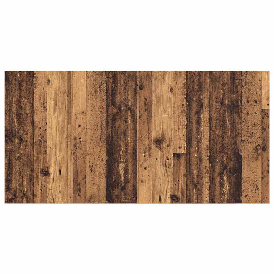 Hoofdbord Met Kast met lade 3 pcs Oud Hout Bewerkt hout