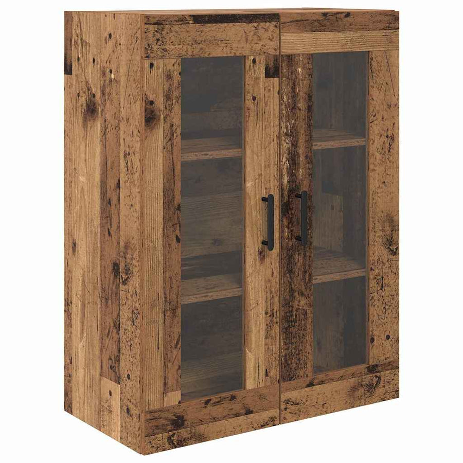 Highboard Oud Hout 69,5 x 34 x 180 cm Bewerkt hout