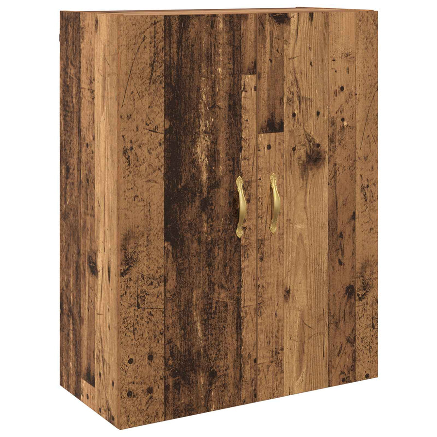 Highboard Oud Hout 69,5 x 34 x 180 cm Bewerkt hout