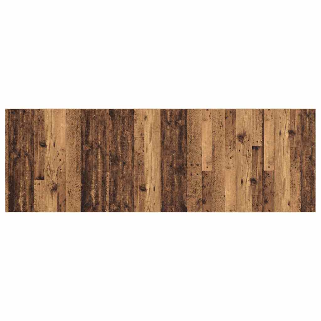 Hoofdbord Met Kast met lade 3 pcs Oud Hout Bewerkt hout