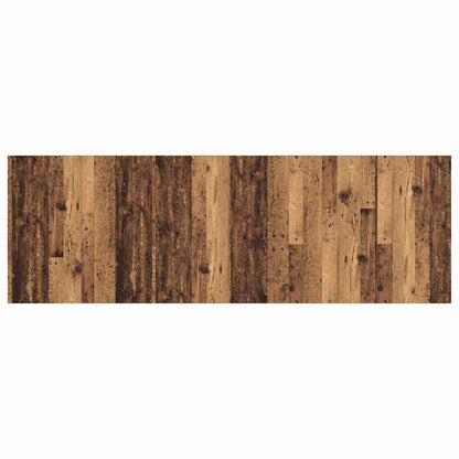 Hoofdbord Met Kast met lade 3 pcs Oud Hout Bewerkt hout