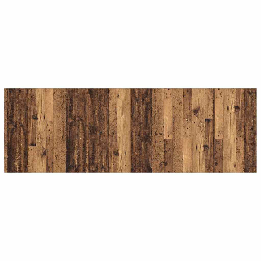 Hoofdbord Met Kast met lade 3 pcs Oud Hout Bewerkt hout