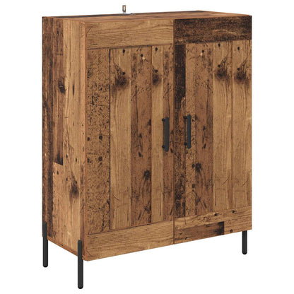 Hoge kast Oud Hout 69,5 x 32,5 x 180 cm Bewerkt hout
