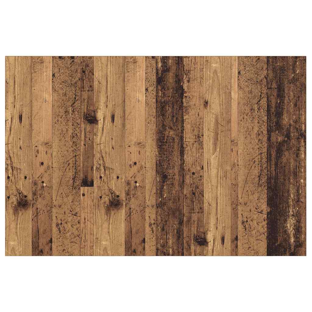 Hoofdbord Met Kast met lade 3 pcs Oud Hout Bewerkt hout