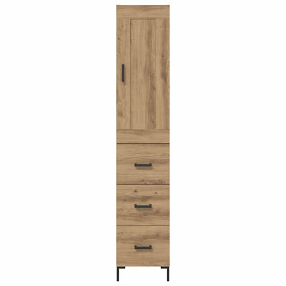 Highboard Artisan Eiken 34,5 x 34 x 180 cm Bewerkt hout