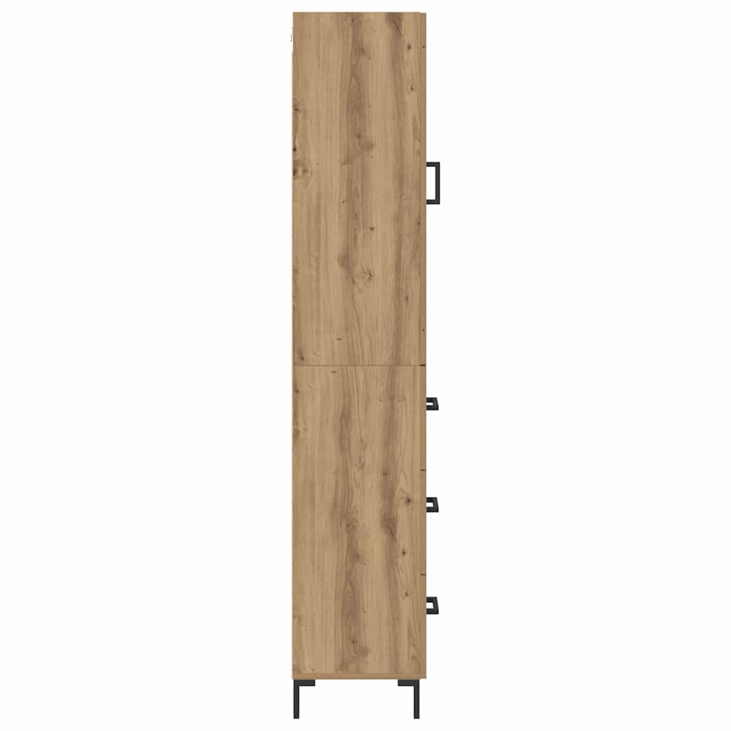Highboard Artisan Eiken 34,5 x 34 x 180 cm Bewerkt hout