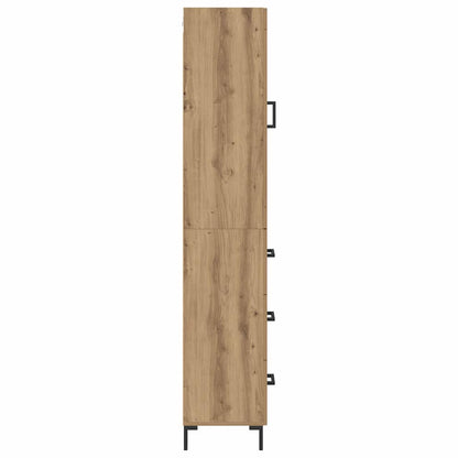 Highboard Artisan Eiken 34,5 x 34 x 180 cm Bewerkt hout