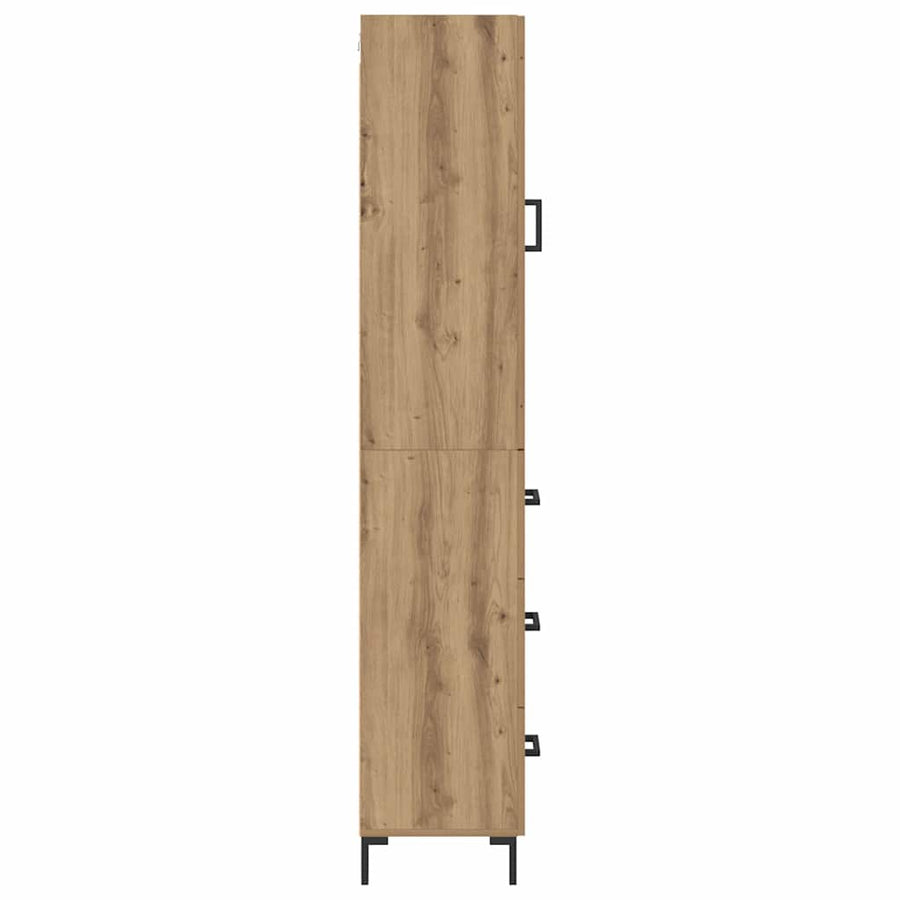 Highboard Artisan Eiken 34,5 x 34 x 180 cm Bewerkt hout