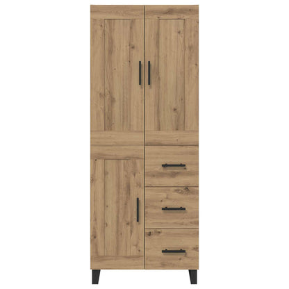 Hoge kast Artisan Eiken 69,5 x 34 x 180 cm Bewerkt hout