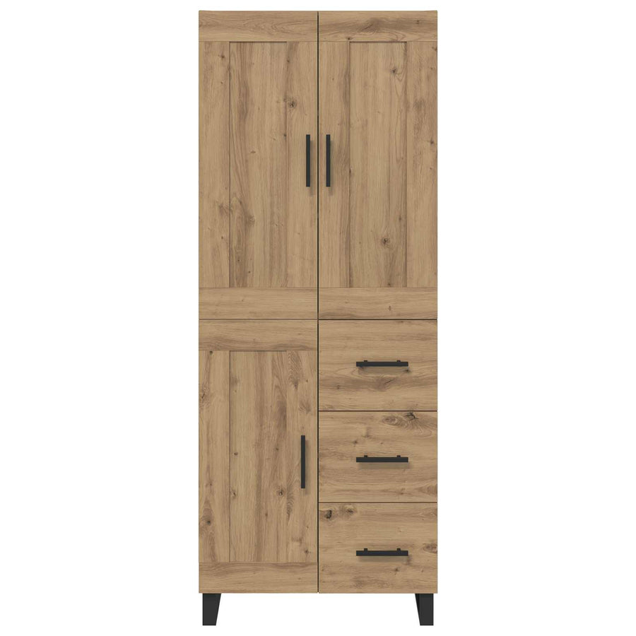 Hoge kast Artisan Eiken 69,5 x 34 x 180 cm Bewerkt hout